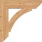 Ekena Millwork Thorton Slat Smooth Bracket, Western Red Cedar, 5 1/2"W x 28"D x 28"H BKT06X28X28THR06SWR - alternate 3